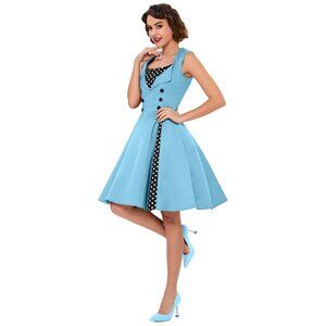 Killreal NWT New Retro Blue Dress Sz Medium